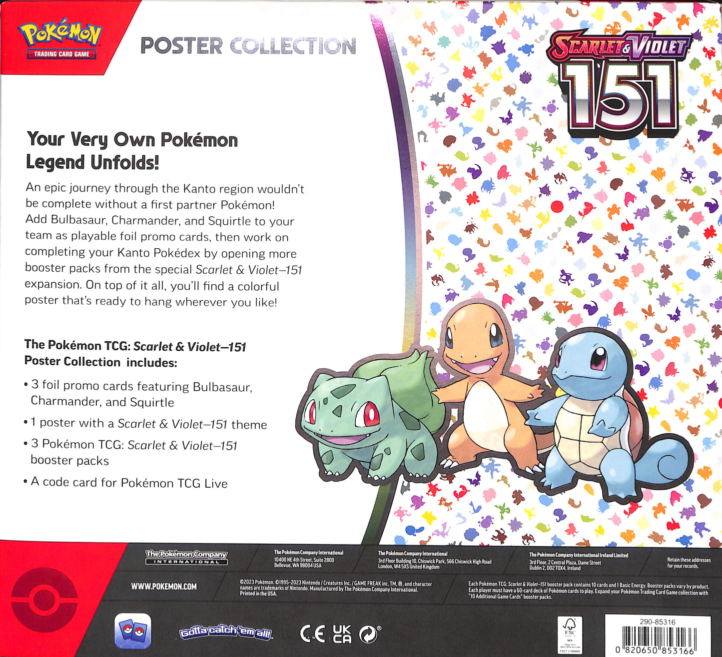 151 Poster Collection - SV: Scarlet & Violet 151 - Sealed Wax - Pokemon