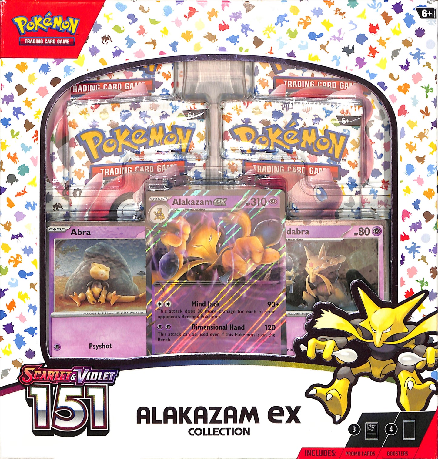 151: Alakazam ex Collection - SV: Scarlet & Violet 151 - Pokemon - Sealed Wax