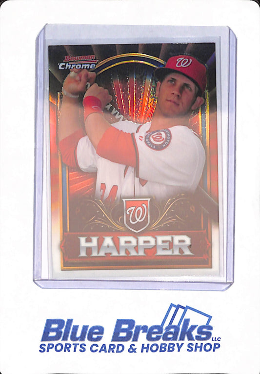 2011 Bowman Chrome Prospects- Bryce Harper - Baseball - Washington Nationals - BCE1