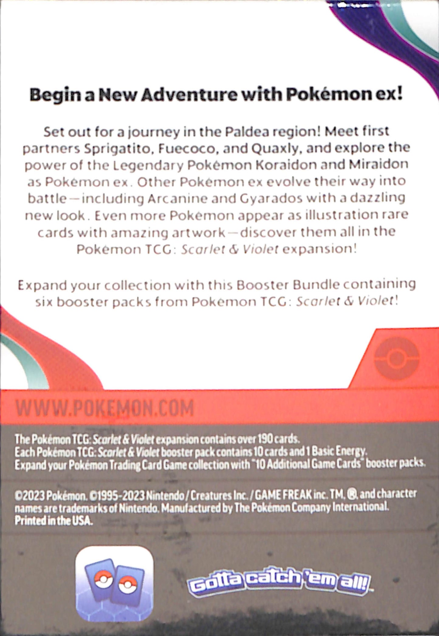Scarlet & Violet Booster Bundle - SV01: Scarlet & Violet Base Set - Pokemon - Sealed Wax