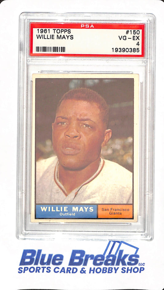 1961 Topps - Willie Mays - Baseball - San Francisco Giants - # 150 - PSA 4