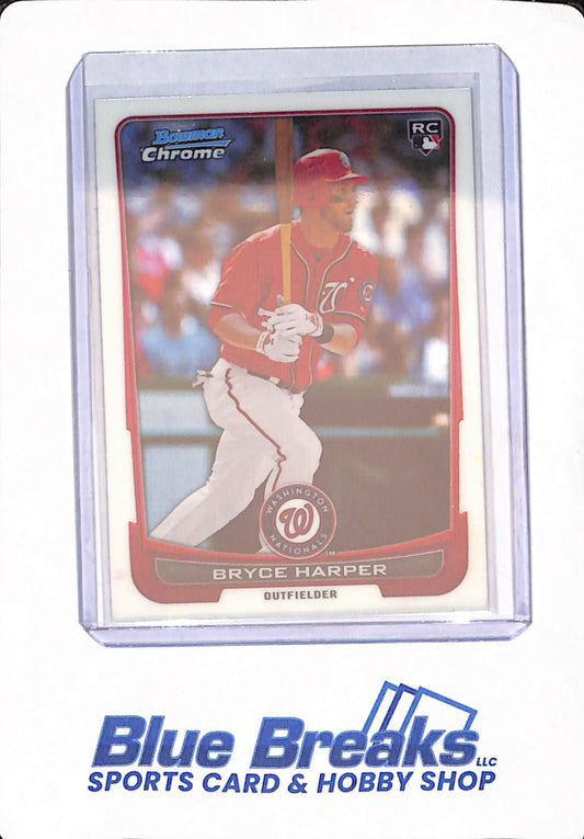 2012 Bowman Chrome - Bryce Harper - Baseball - Washington Nationals - Rookie - # 10