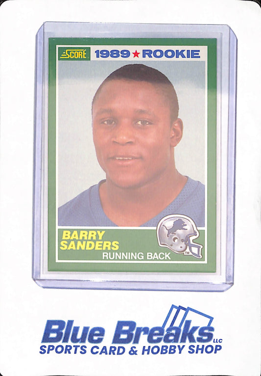 1989 Score - Barry Sanders - Football - Detroit Lions - Rookie - # 257