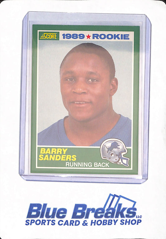 1989 Score - Barry Sanders - Football - Detroit Lions - Rookie - #257