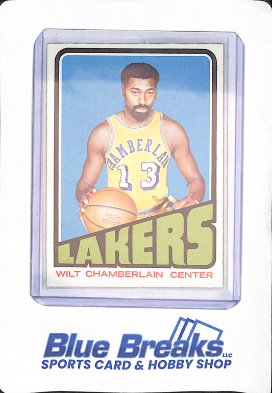1972-73 Topps - Wilt Chamberlain - Basketball - Los Angeles Lakers - # 1