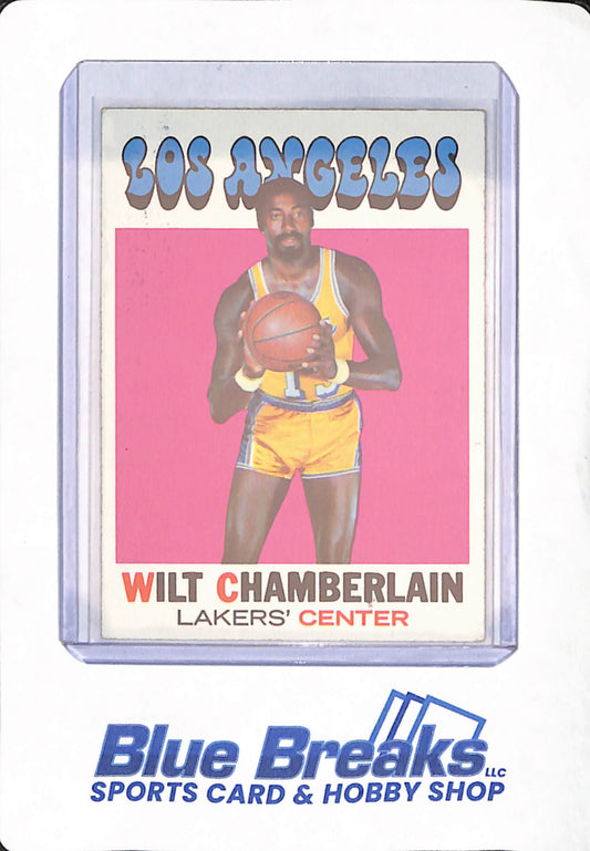 1971-72 TOPPS #70 WILT CHAMBERLAIN Los Angeles Lakers Basketball Card NBA