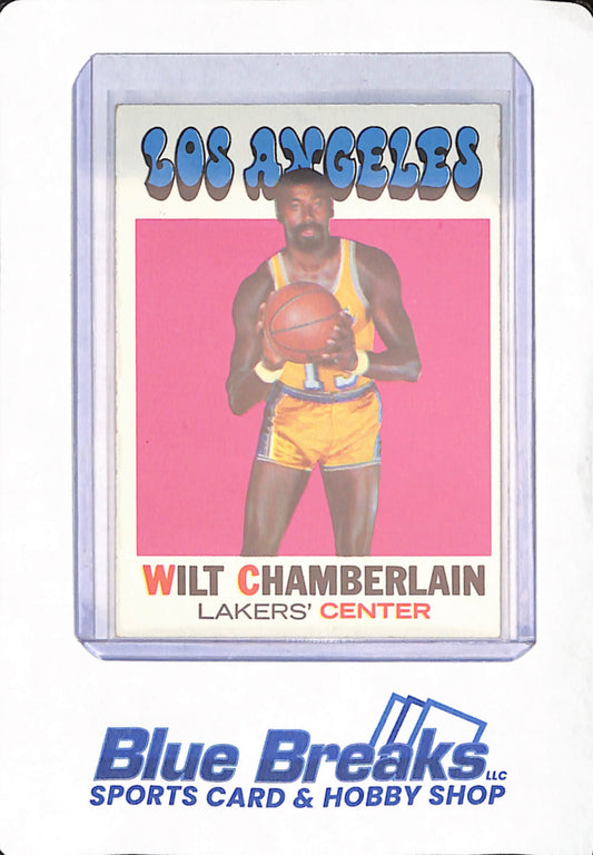 1971-72 TOPPS #70 WILT CHAMBERLAIN Los Angeles Lakers Basketball Card - NBA