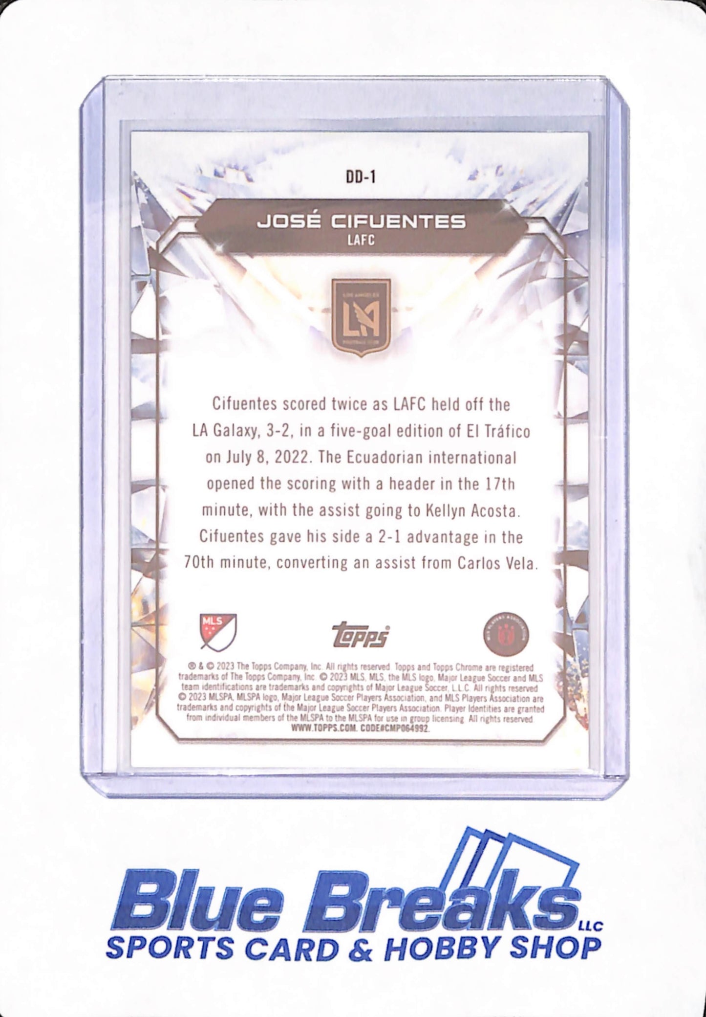 2023 Topps Chrome - Jose Cifuentes - Soccer - Derby Diamonds - 42/50 - #DD1