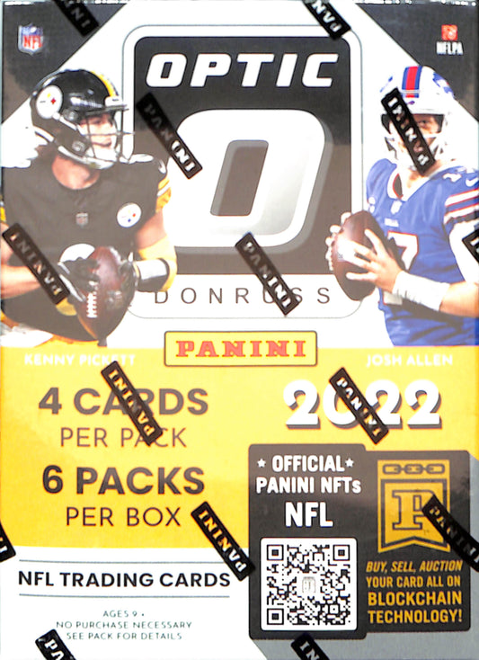 2022 Panini Donruss Optic Football 6-Pack Blaster Box (Purple Shock Parallels!)