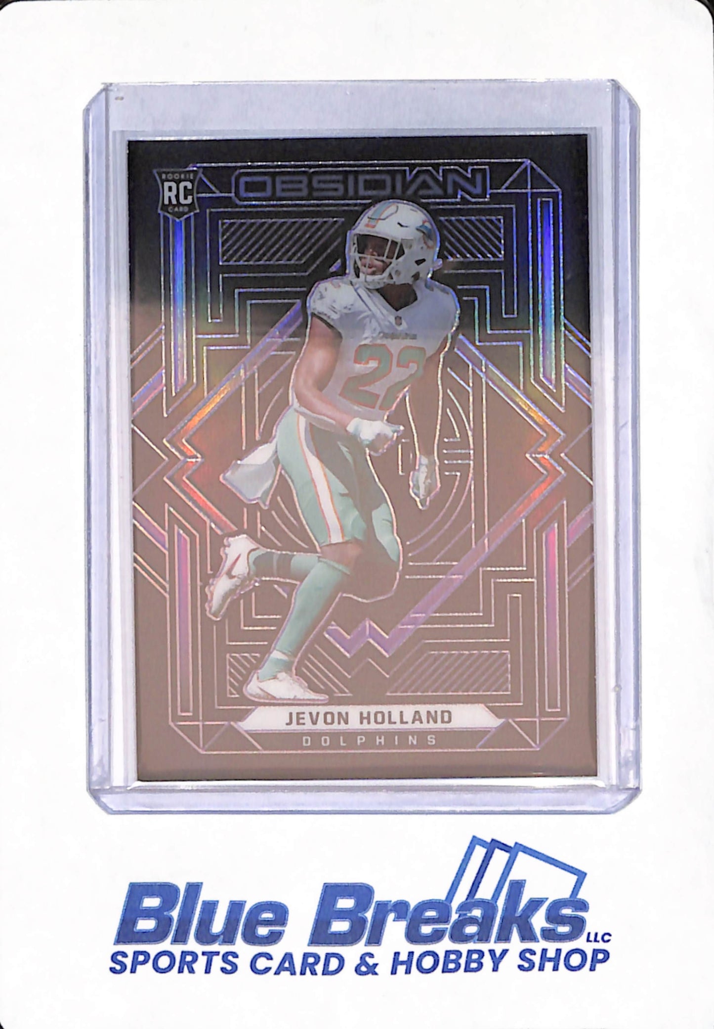 2021 Panini Obsidion - Jevon Holland - Football - Miami Dolphins - RC - 71/100 - #176