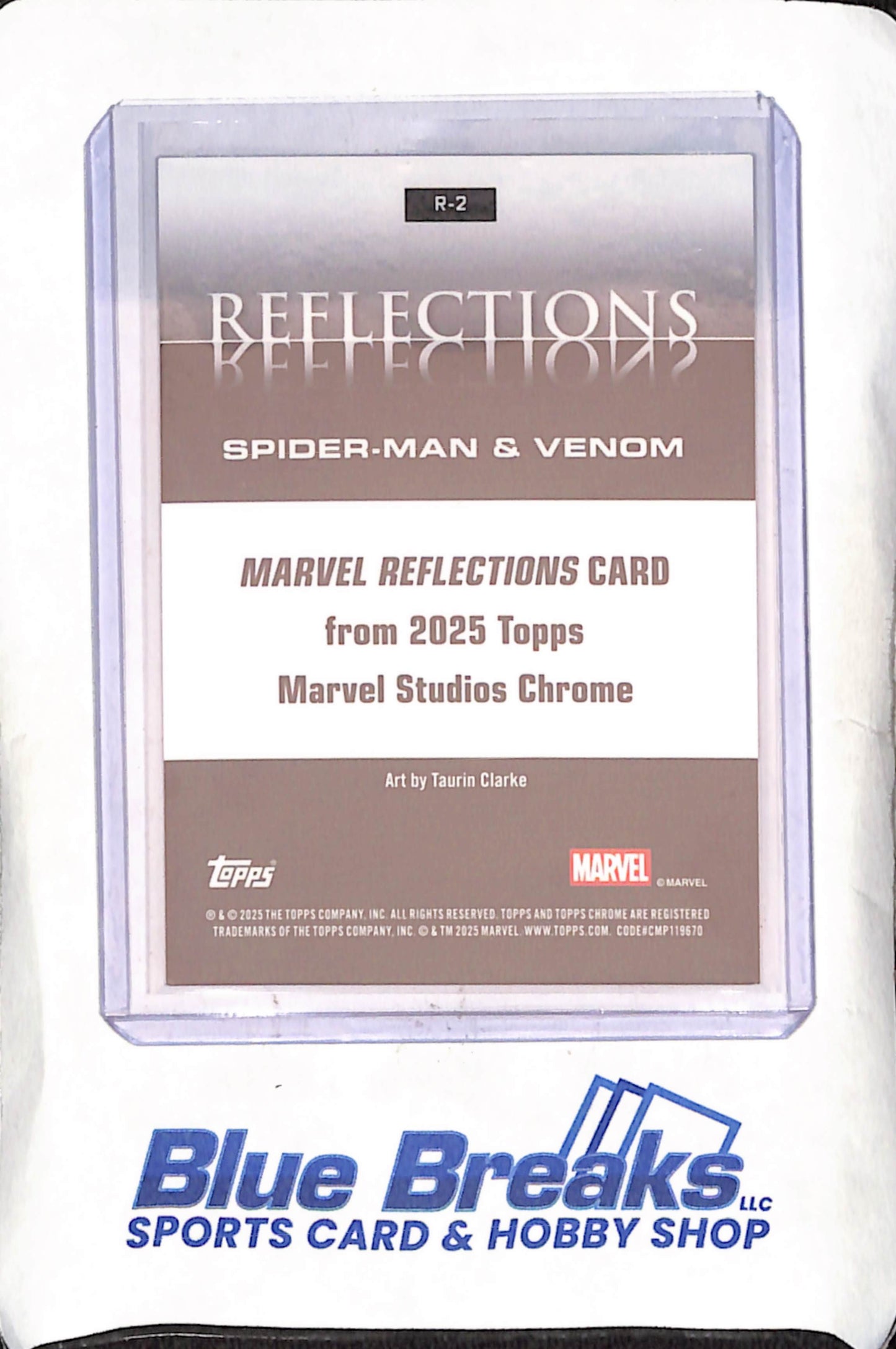 2025 Topps Marvel Studios Chrome - Spider-Man & Venom Reflections - Marvel - #R-2