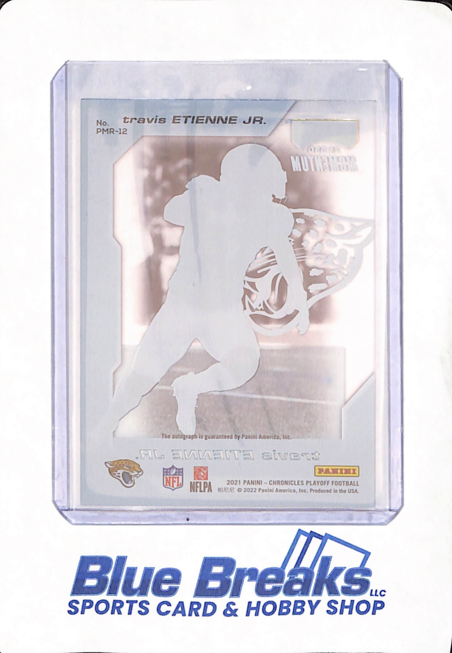 2021 Panini Chronicles - Travis Etienne Jr - Football - Jacksonville Jaguars - Autograph - RC - Acetate - #PMR-12