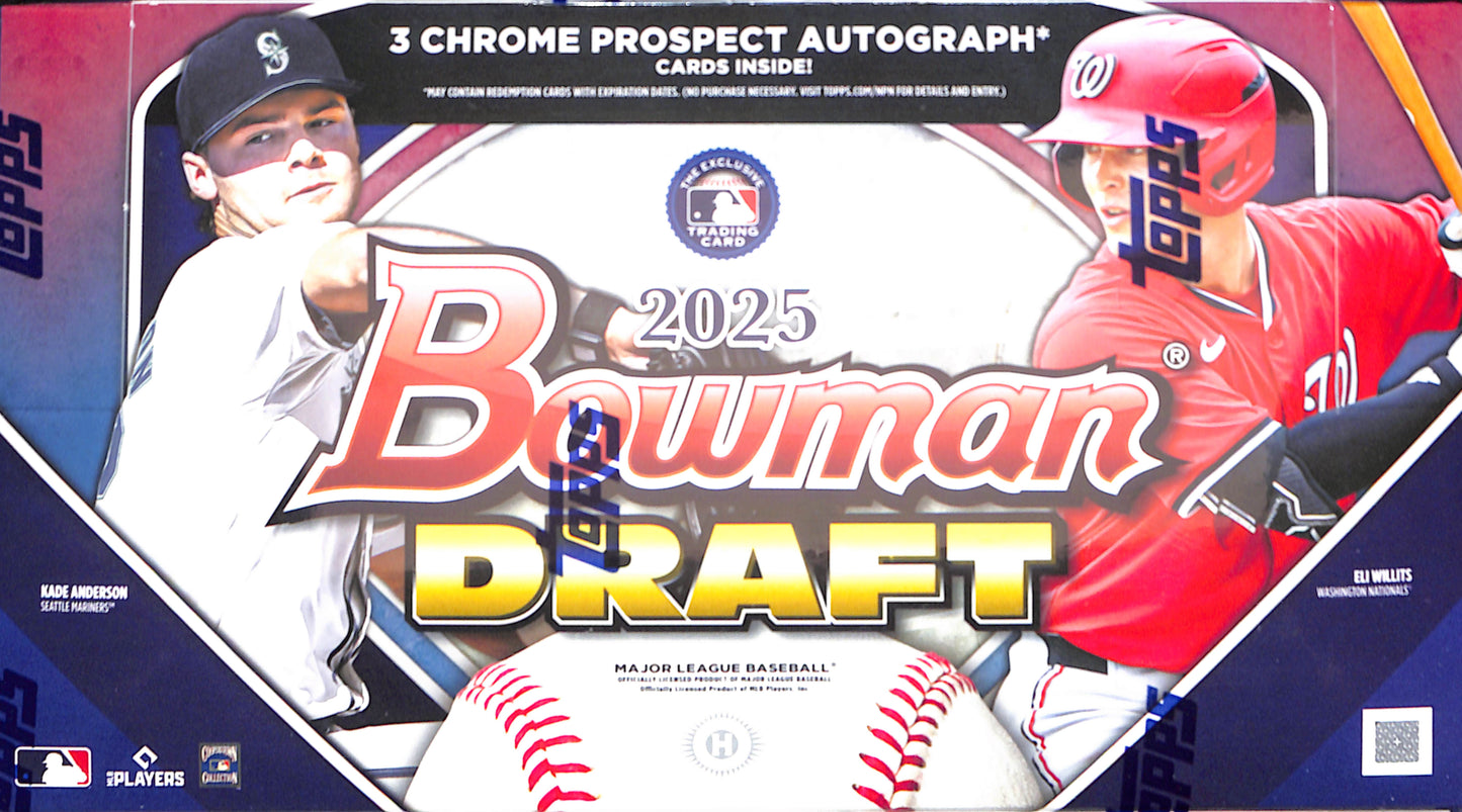 2025 Bowman Draft Baseball - Hobby Jumbo - Sealed Wax