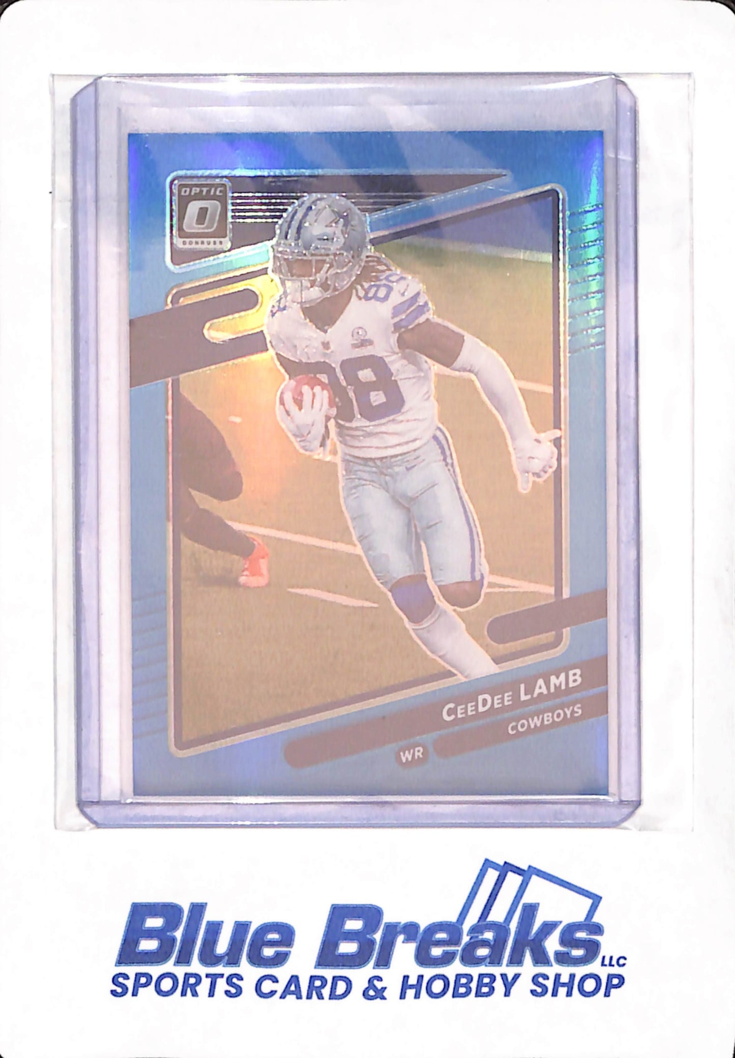 2021 Panini Donruss Optic - CeeDee Lamb - Football - Dallas Cowboys - Prizm - Light Blue - 29/299 - #20