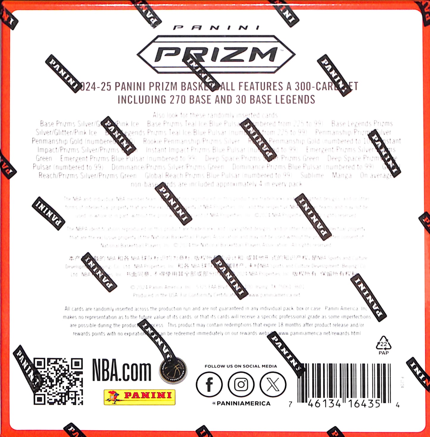 2024-25 Panini Prizm Basketball Mega Box (Pink Ice) - Sealed Wax