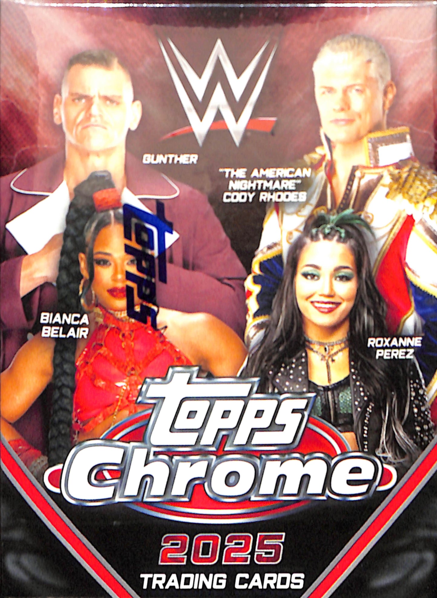 2025 Topps Chrome WWE Wrestling 7-Pack Blaster Box - Sealed Wax