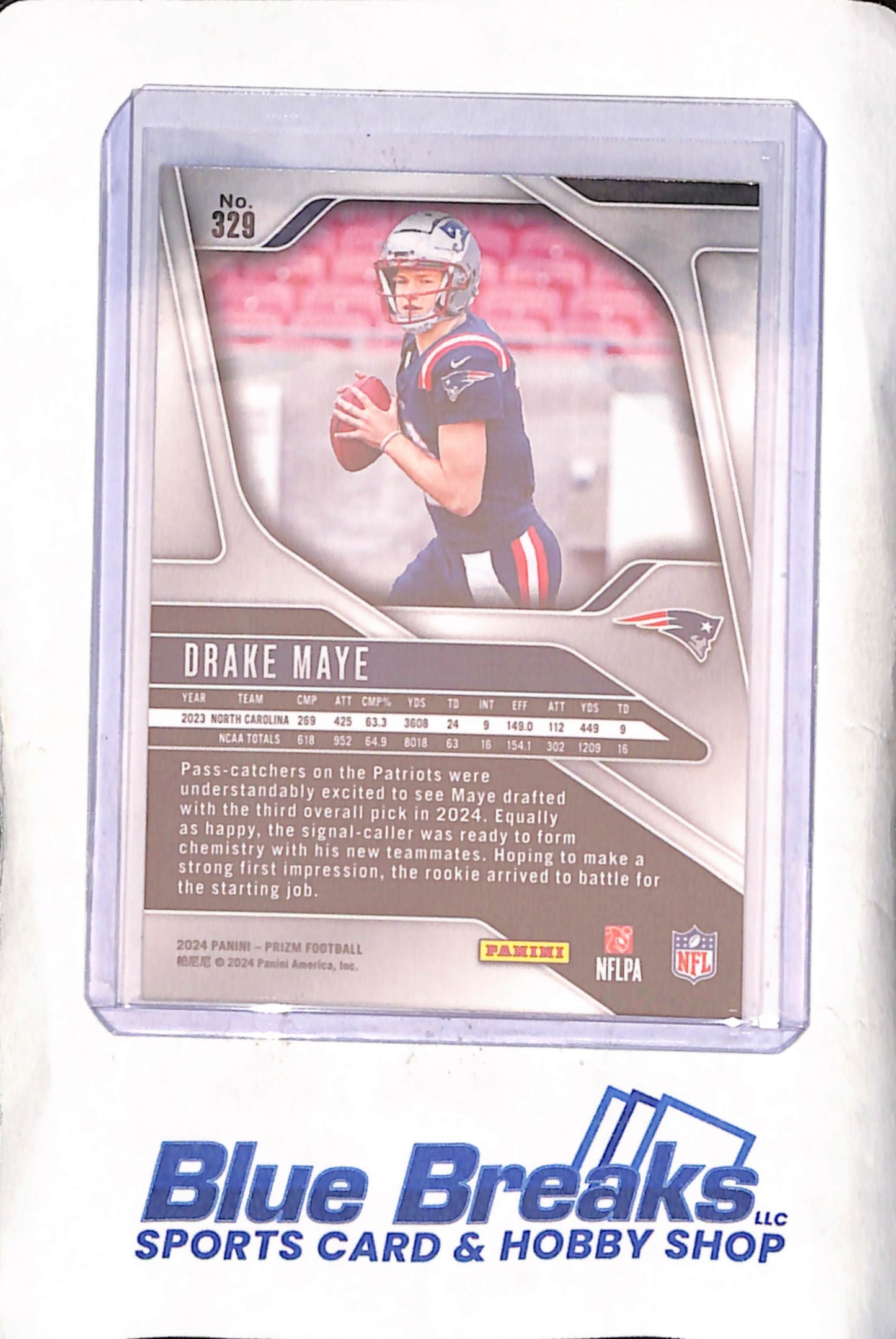 2024 Panini Prizm - Drake Maye - RC - New England Patriots - Football - #329