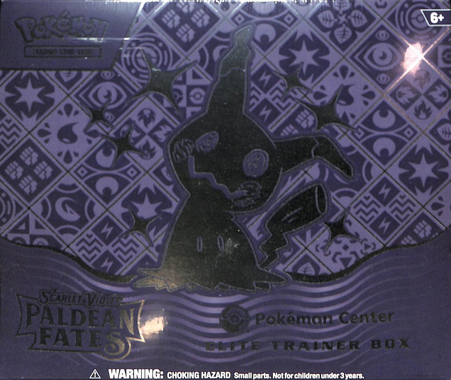 Pokemon Scarlet & Violet Paldean Fates Pokemon Center Elite Trainer Box - Sealed Wax