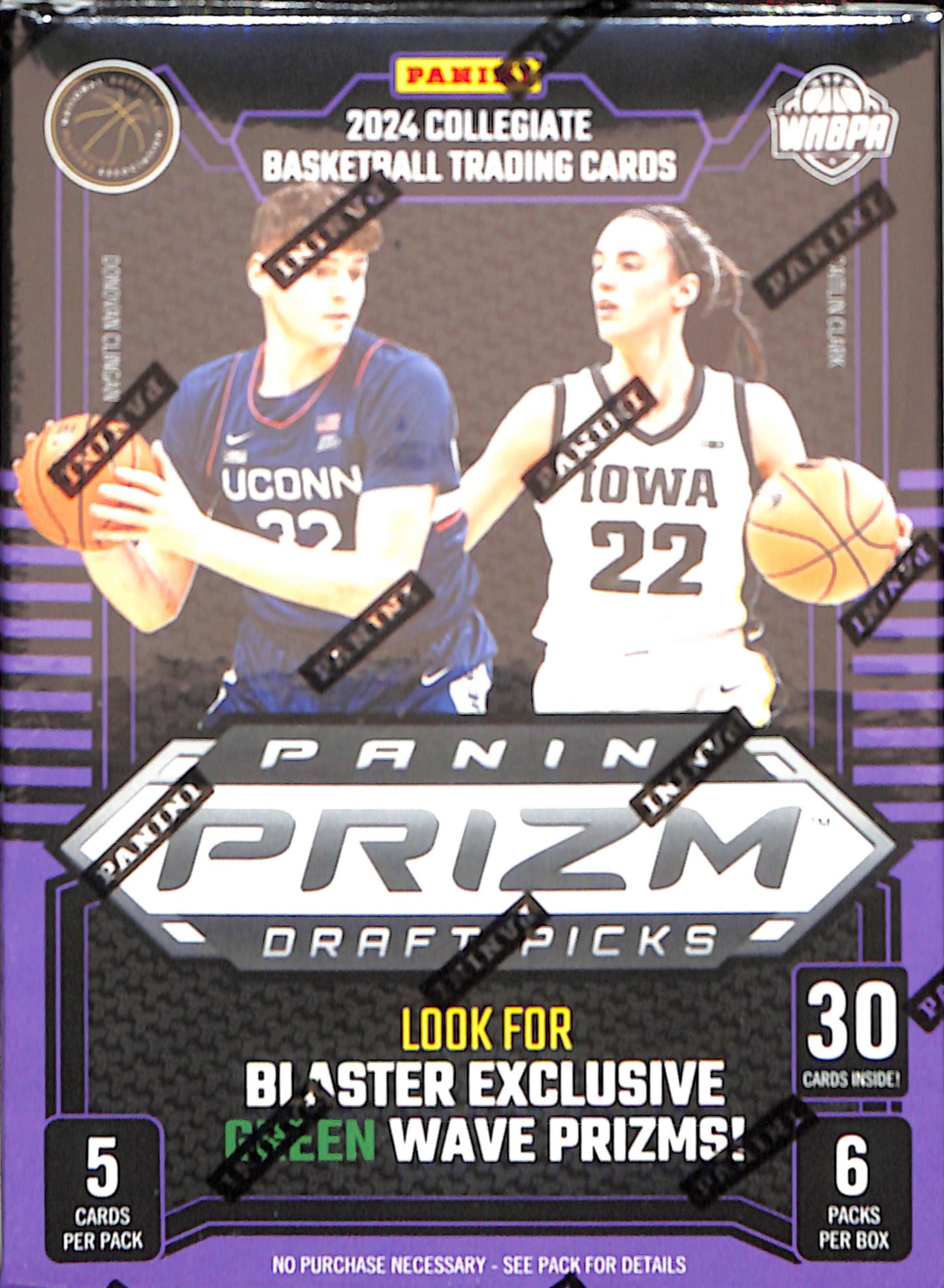 2024/25 Panini Prizm Draft Basketball 6-Pack Hobby Blaster Box -Sealed Wax