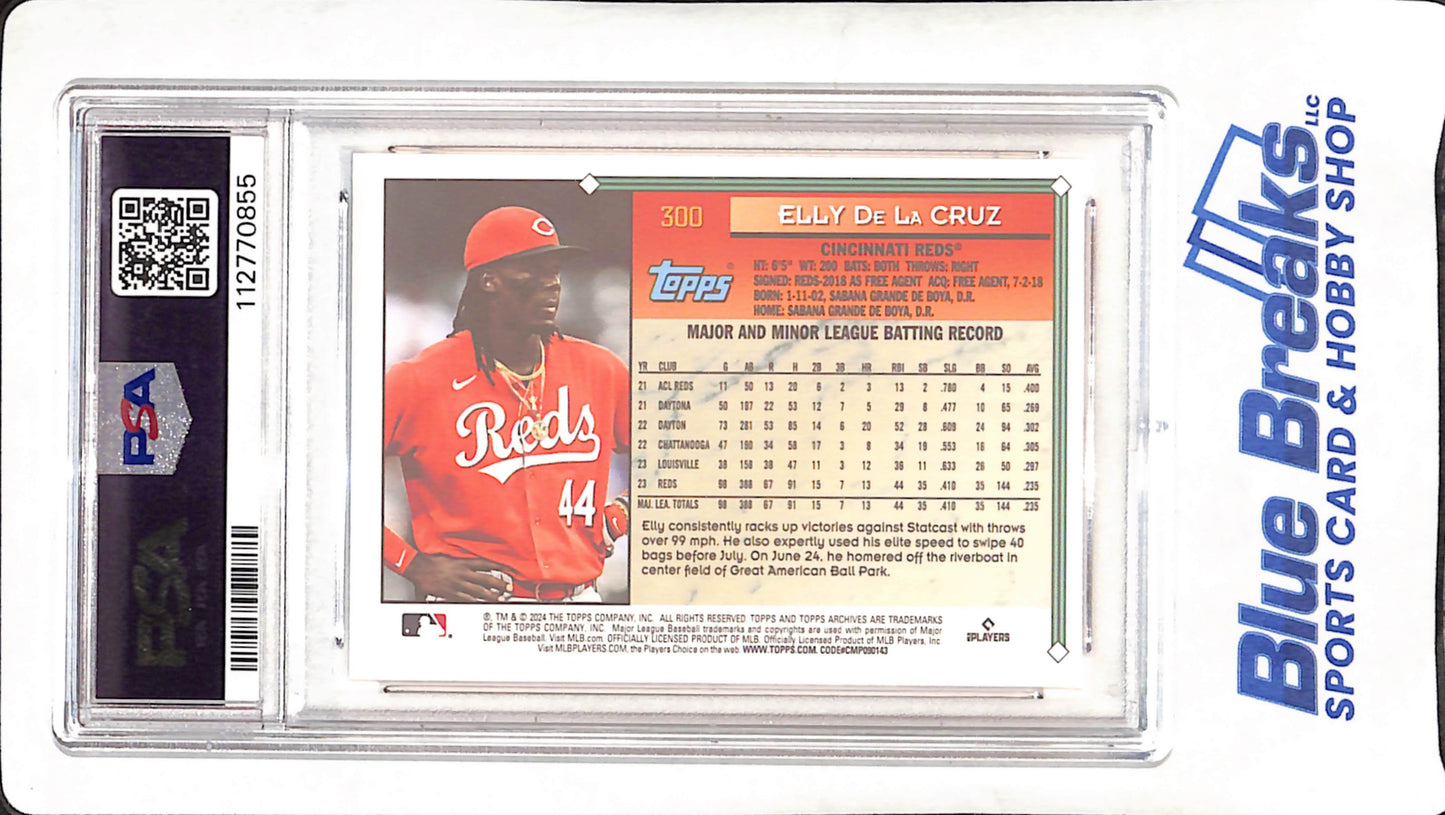 2024 Topps Archives - Elly De La Cruz - Black Foil board - RC - Cincinnati Reds - Baseball - #300