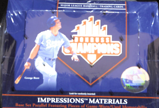 2005 Donruss Champions Impressions Materials - Baseball - Sealed Wax