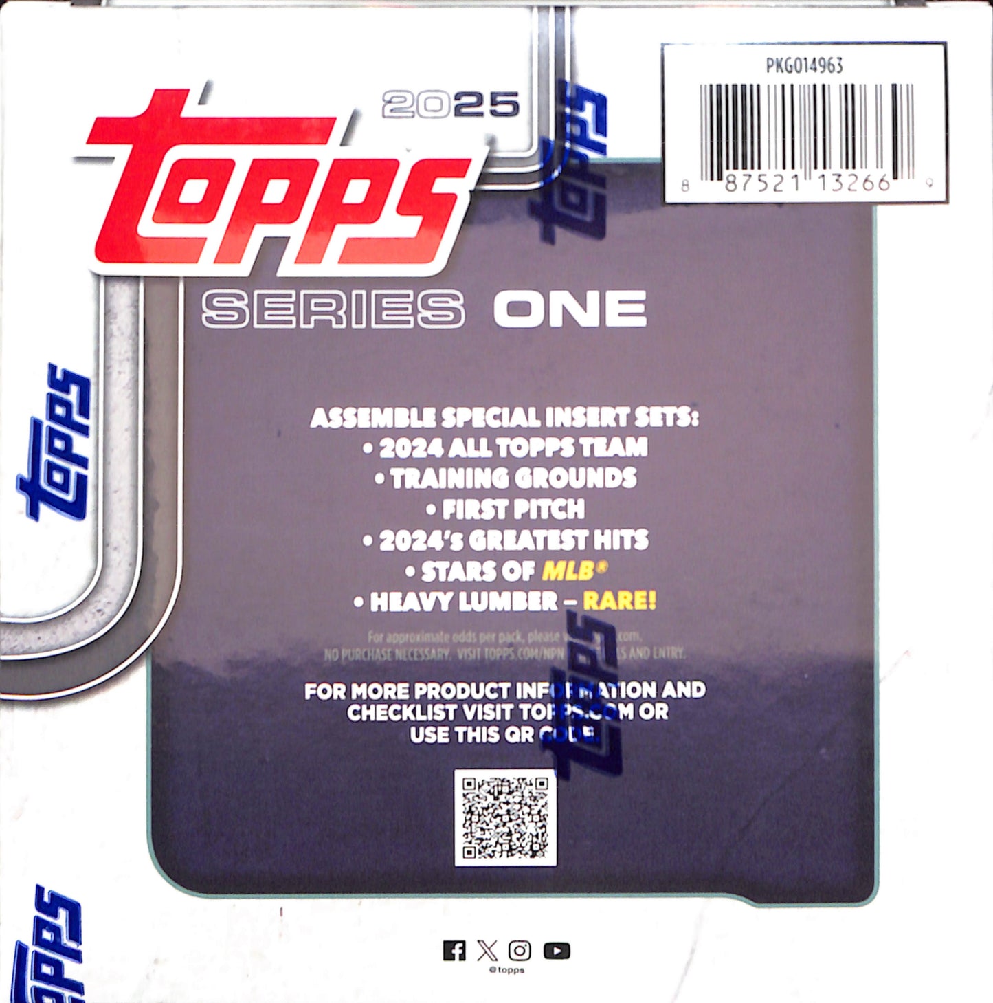 2025 Topps Baseball Series One - Mega Box - Sealed Wax