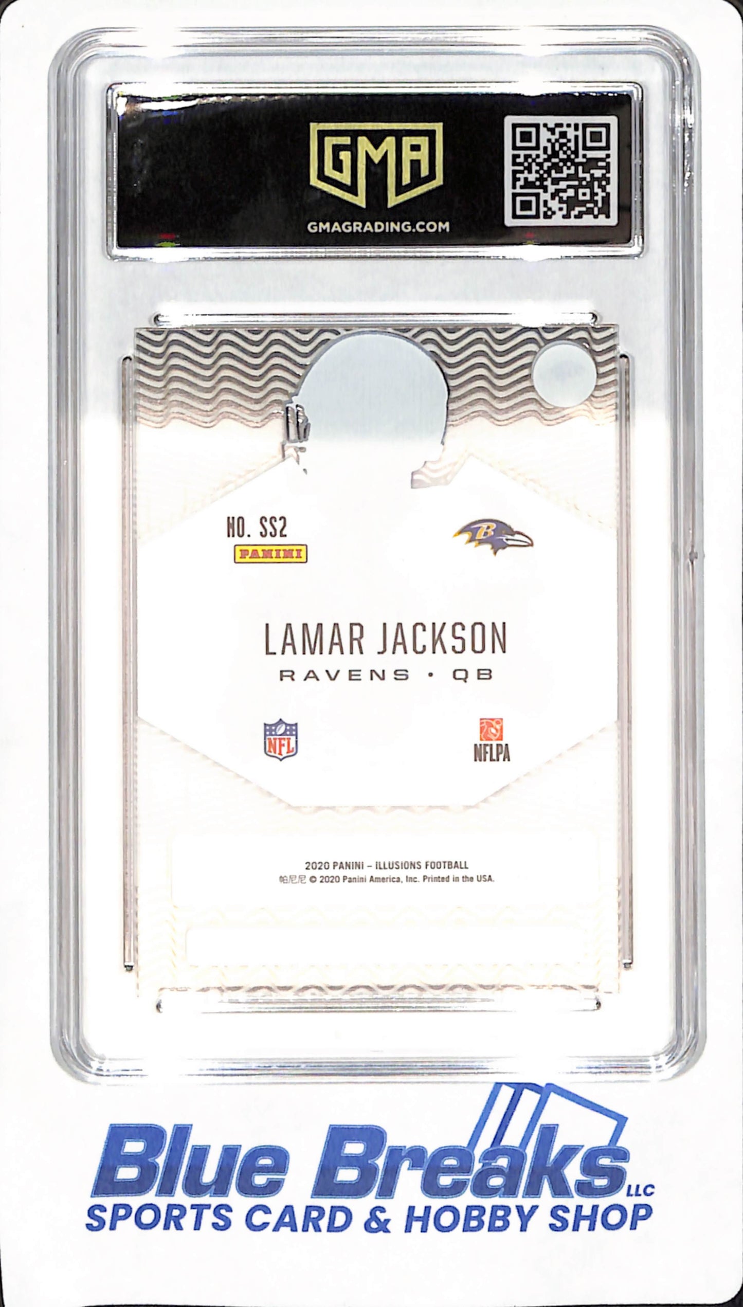 2020 Illusions - Lamar Jackson - Baltimore Ravens - Football - Shining Stars - GMA GEM MT 10 - #SS2