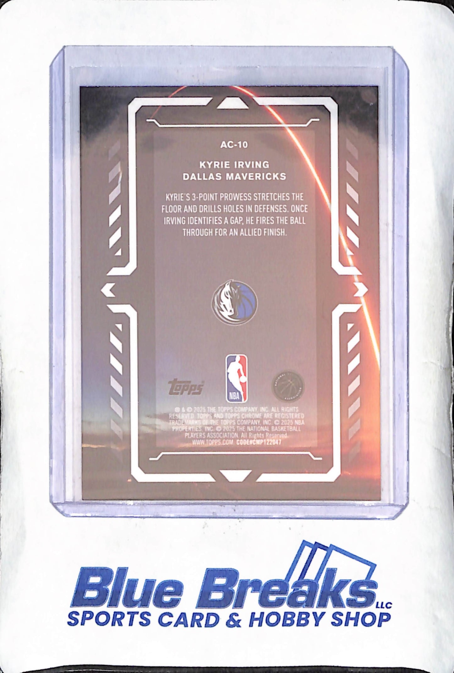 2025 Topps Chrome - Kyrie Irving - Activators - 240/299 - Dallas Mavericks - Basketball - #AC-10