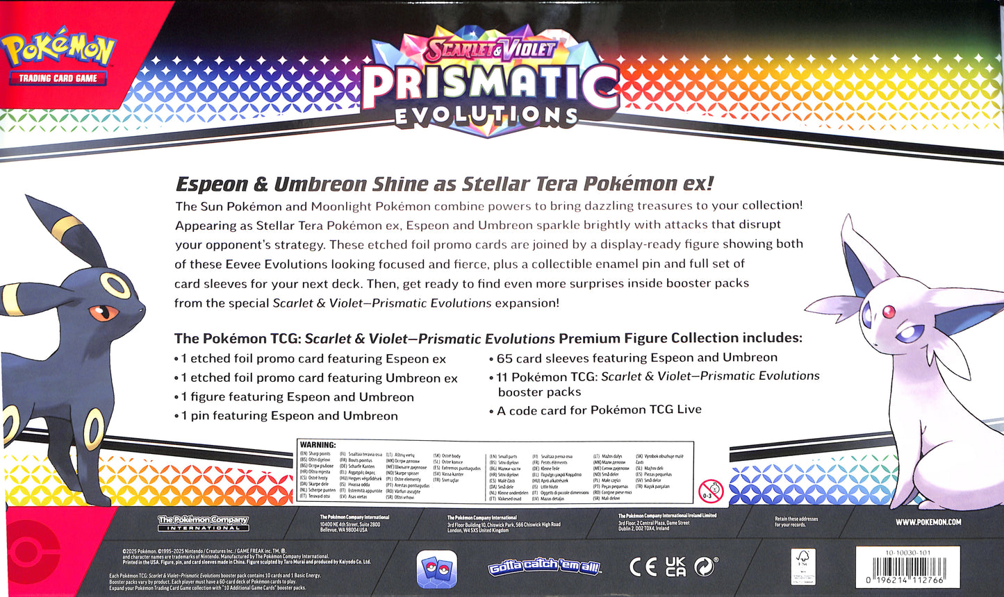 Pokemon - Scarlet & Violet Prismatic Evolutions - Premium Figure Collection - Sealed Wax
