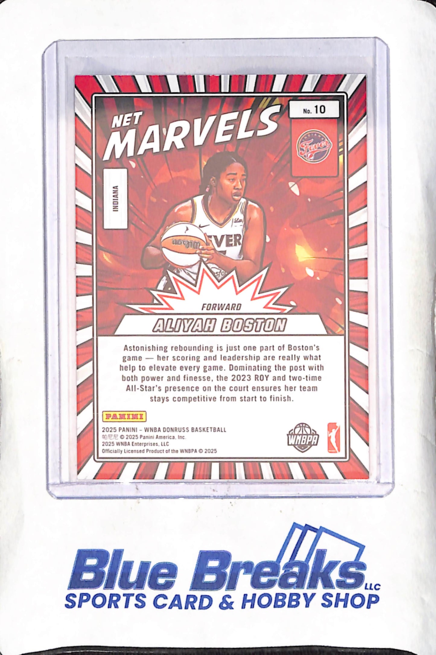 2025 Panini Donruss WNBA - Aliyah Boston - Net Marvels - 3/10 - Denver Fever - Basketball - #10