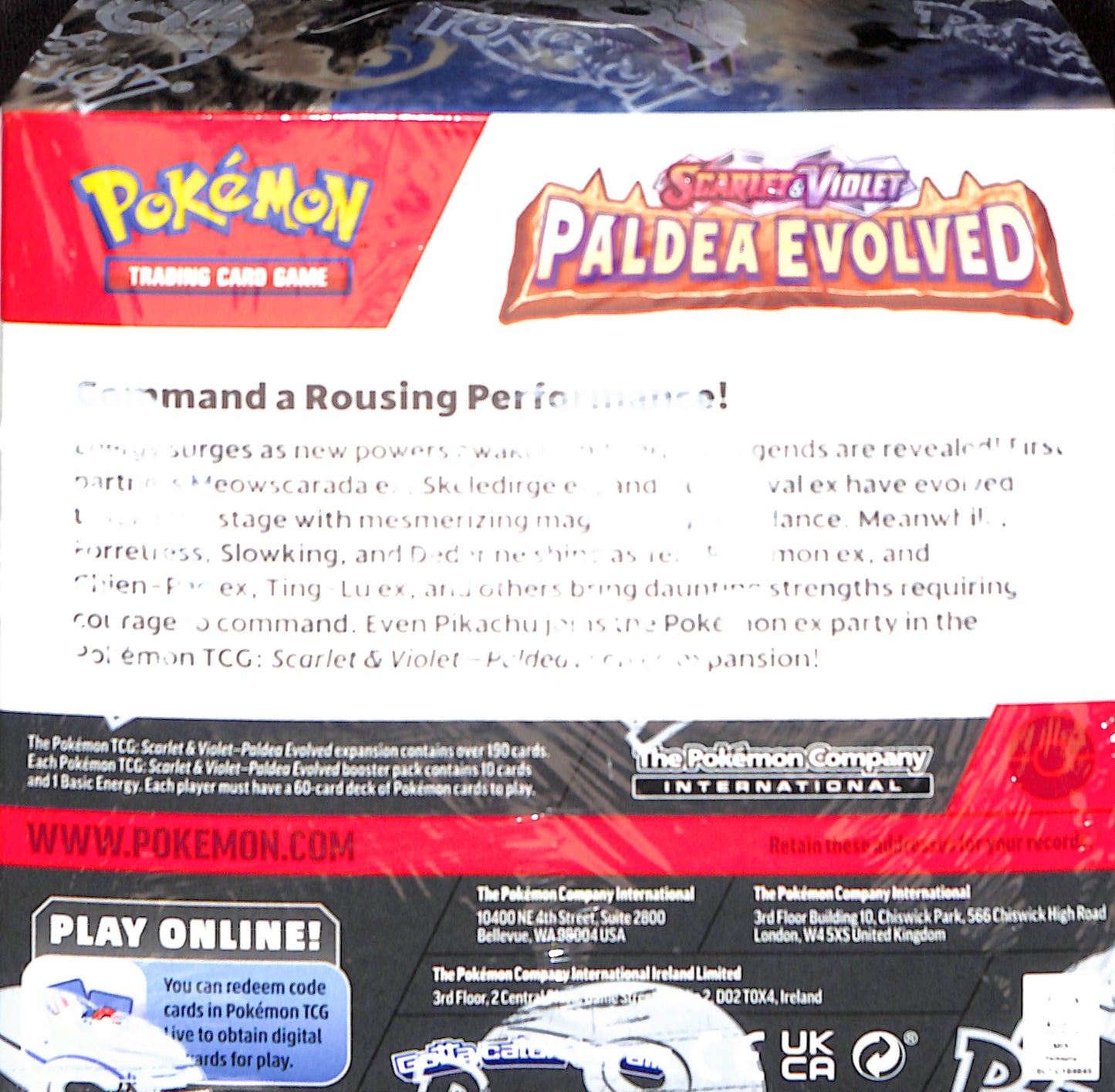 Scarlet & Violet Paldea Evolved Booster Box - Pokemon - Sealed Wax