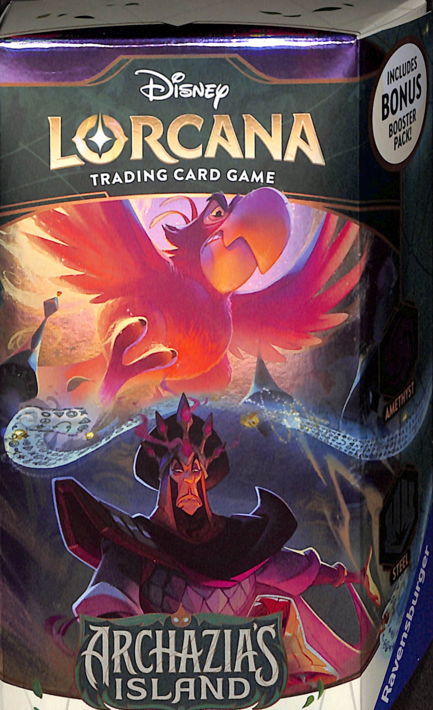 Disney Lorcana: Archazia's Island Starter Deck (Amethyst & Steel) - Sealed Wax