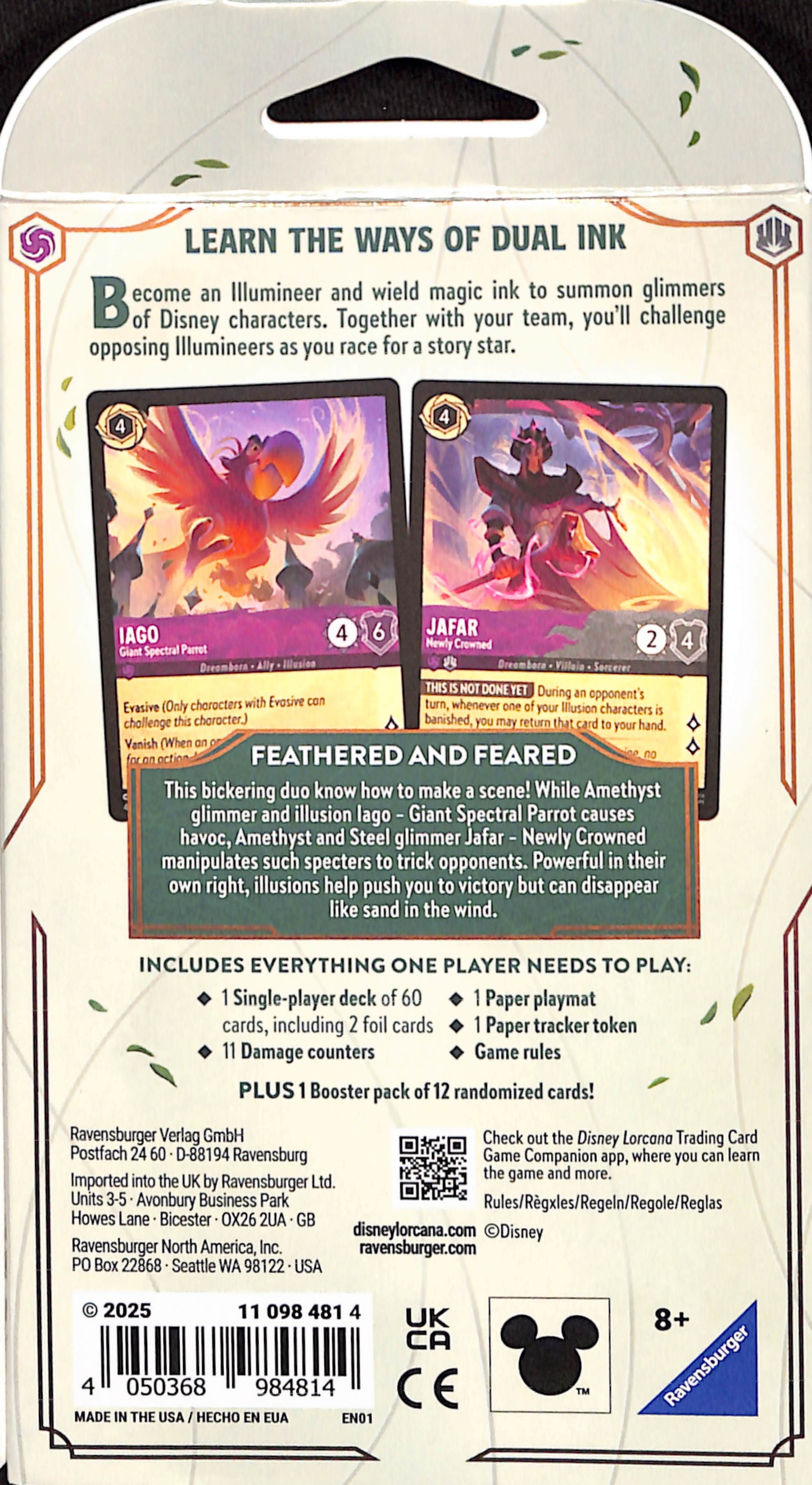 Disney Lorcana: Archazia's Island Starter Deck (Amethyst & Steel) - Sealed Wax