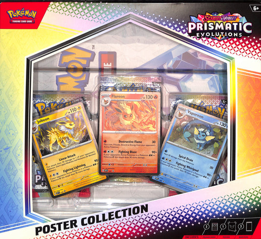 Pokemon Scarlet & Violet Prismatic Evolutions Poster Collection - Sealed Wax