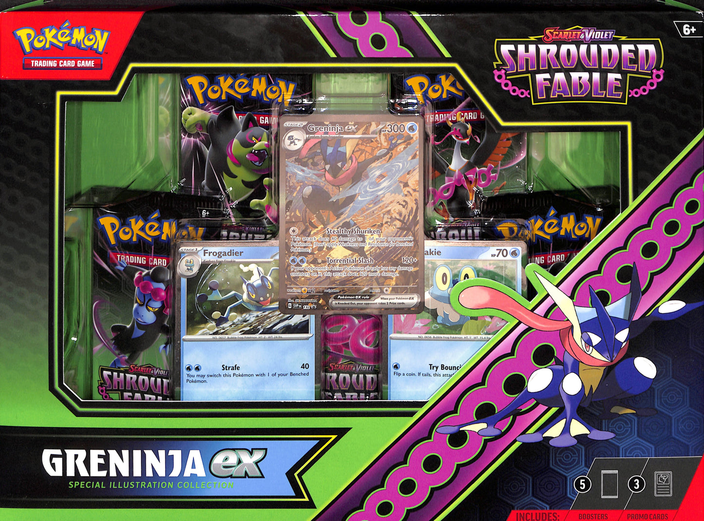 Pokemon Scarlet & Violet Shrouded Fable Greninja ex - Sealed Wax