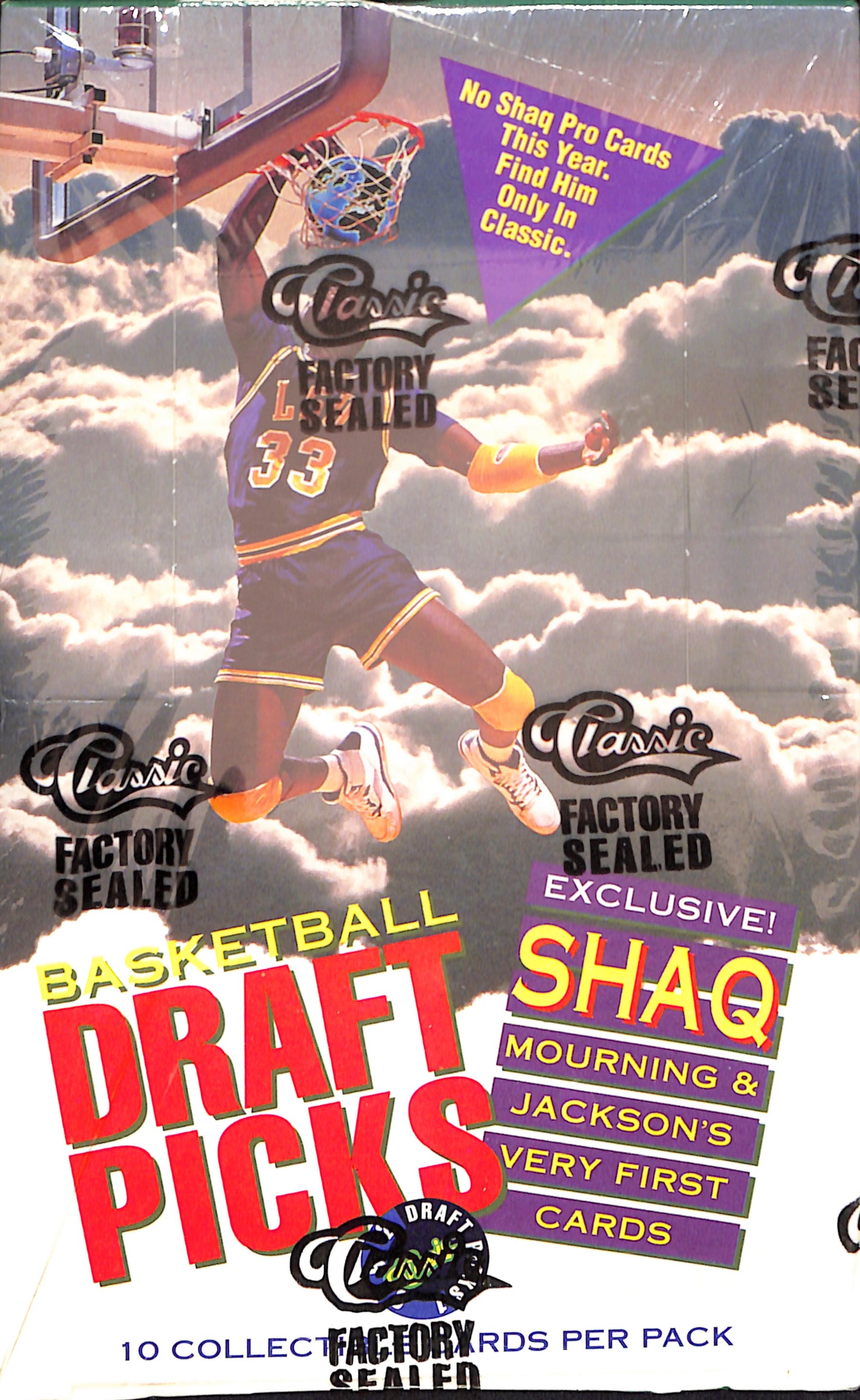 1992 Classic Draft Picks Basketball - Sealed Wax