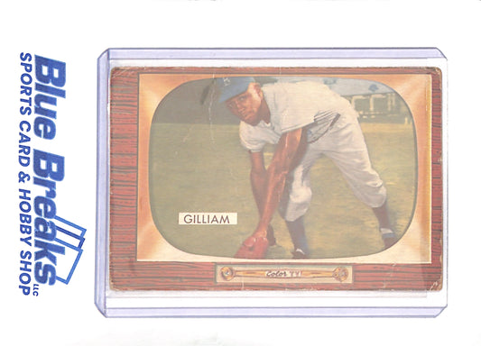 1955 James Gilliam - Brooklyn Dodgers - Baseball - # 98