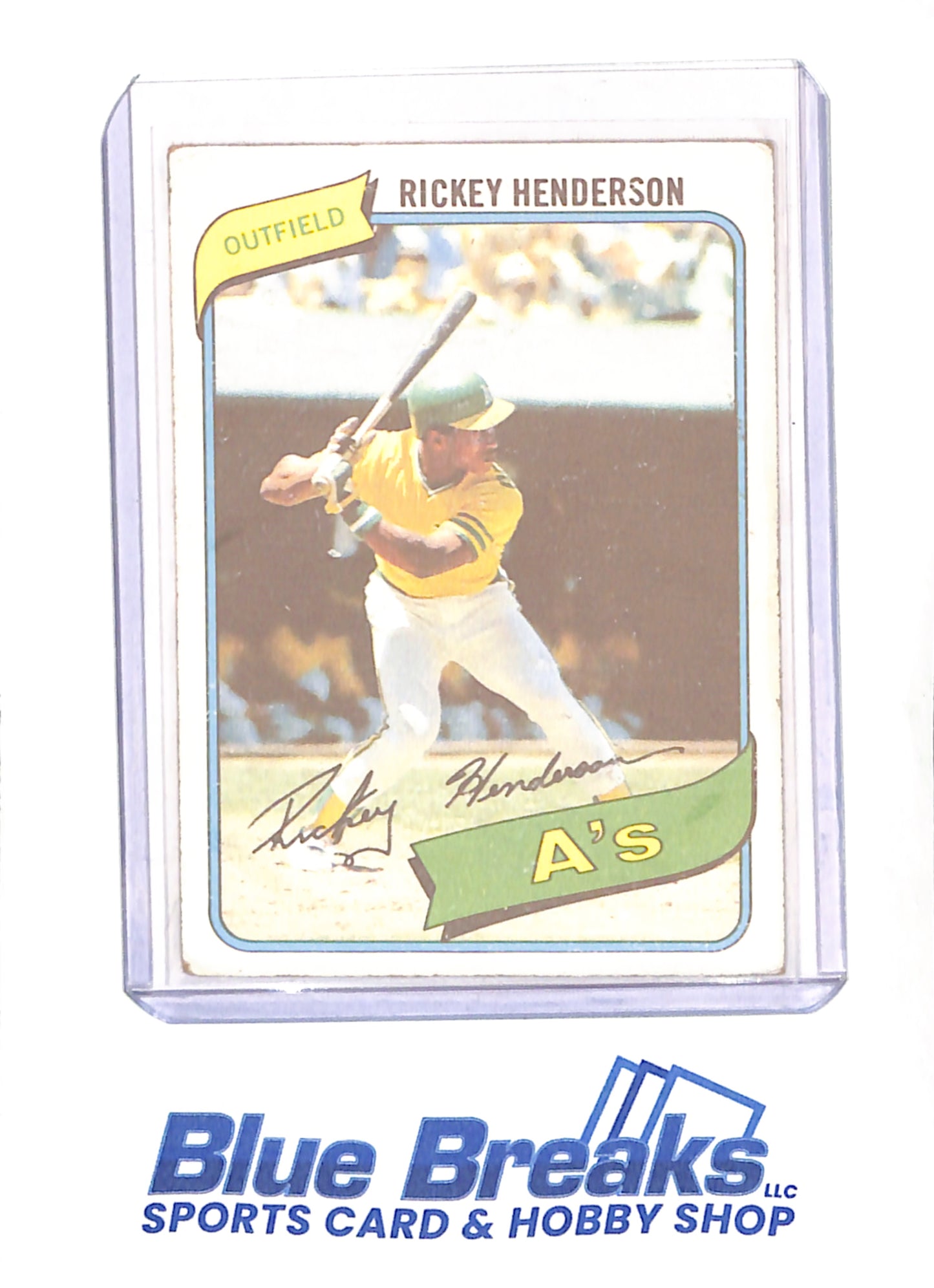 1980 Topps (4) - Rickey Henderson - Baseball - Oakland Athletics - # 482
