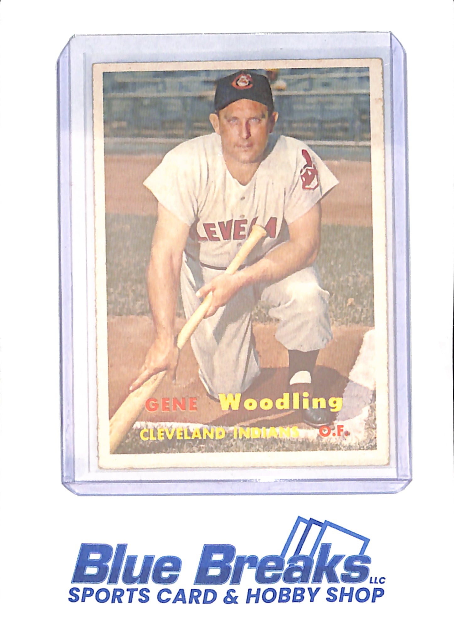 Gene Woodling - 1957 Topps - Baseball - Cleveland Indians - # 172