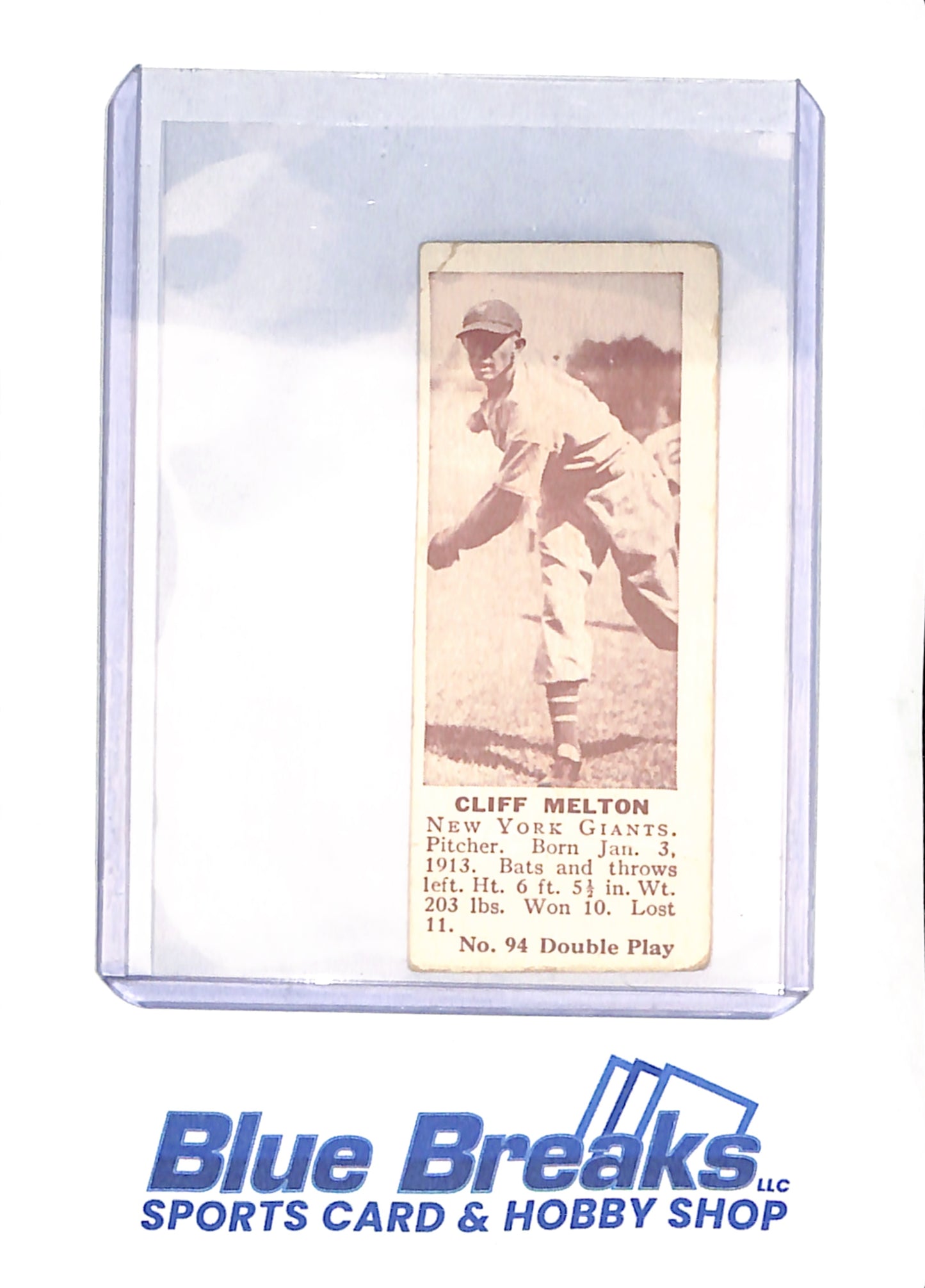 Cliff Melton - 1941 Double Play - Baseball - New York Giants - # 94