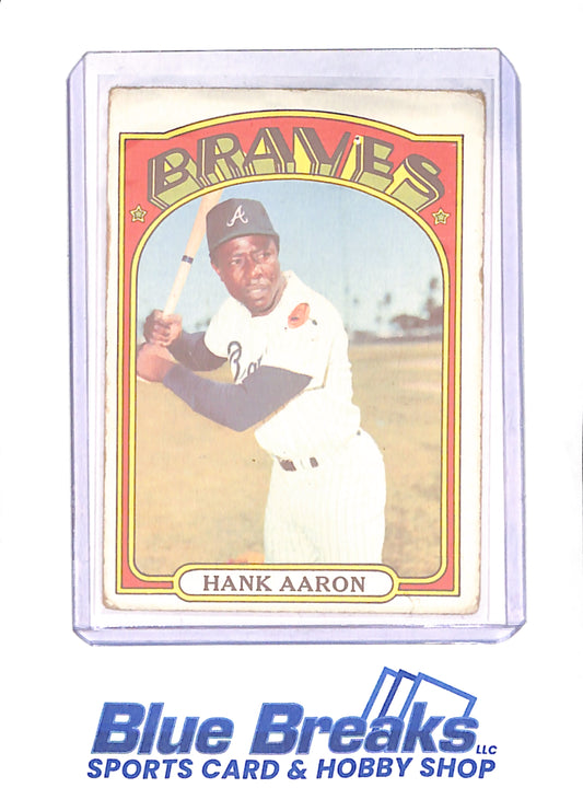 Hank Aaron - 1972 Topps - Baseball - Atlanta Braves - # 299