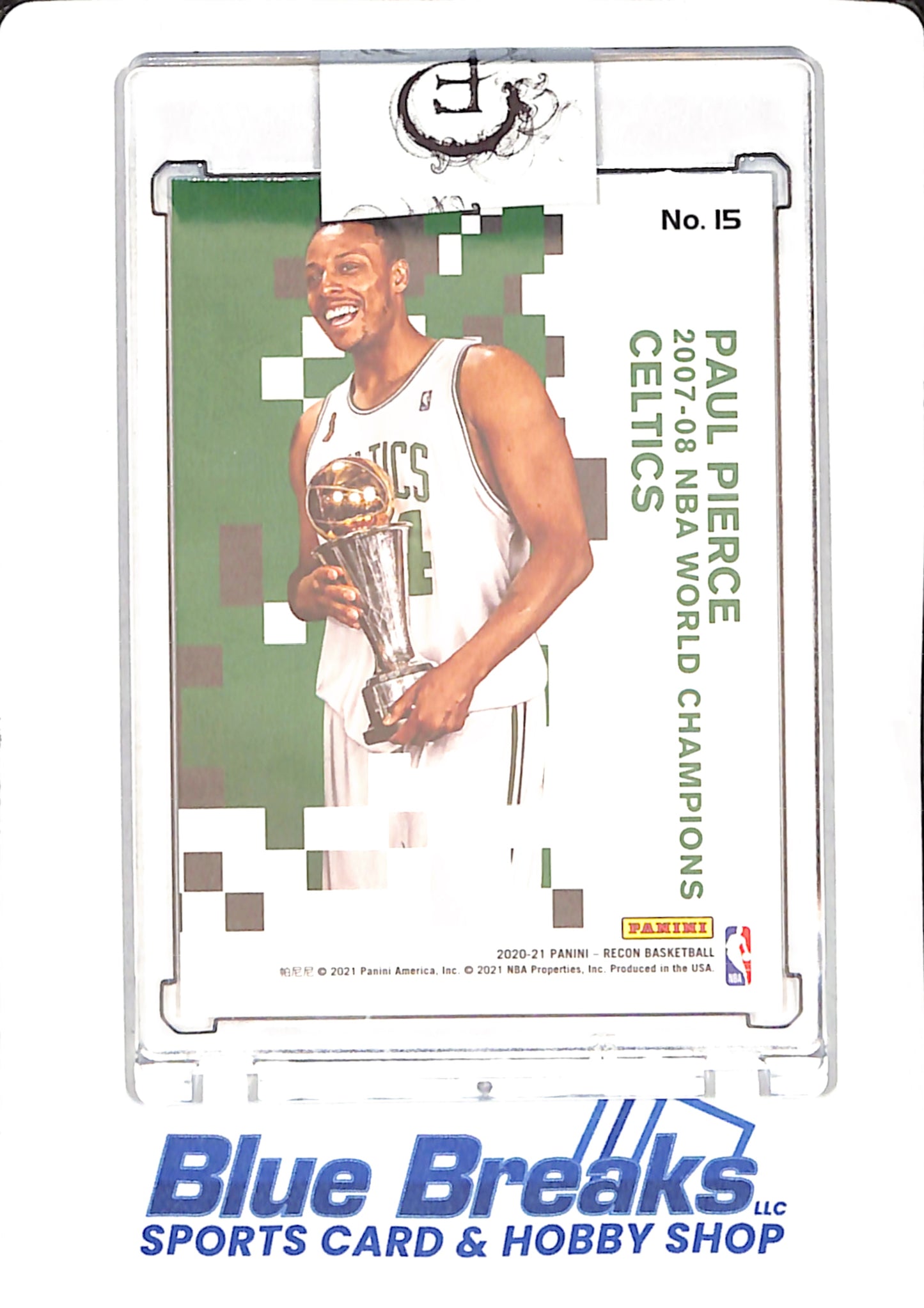 2020-21 Panini Recon Basketball - Paul Pierce - Eyes on the Prize - Boston Celtics - 68/99 - # 15