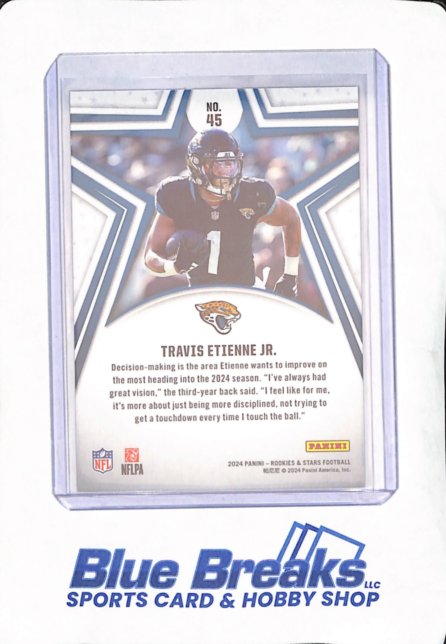 2024 Panini Rookies & Stars - Travis Etienne Jr. - Jacksonville Jaguars - Football - #45