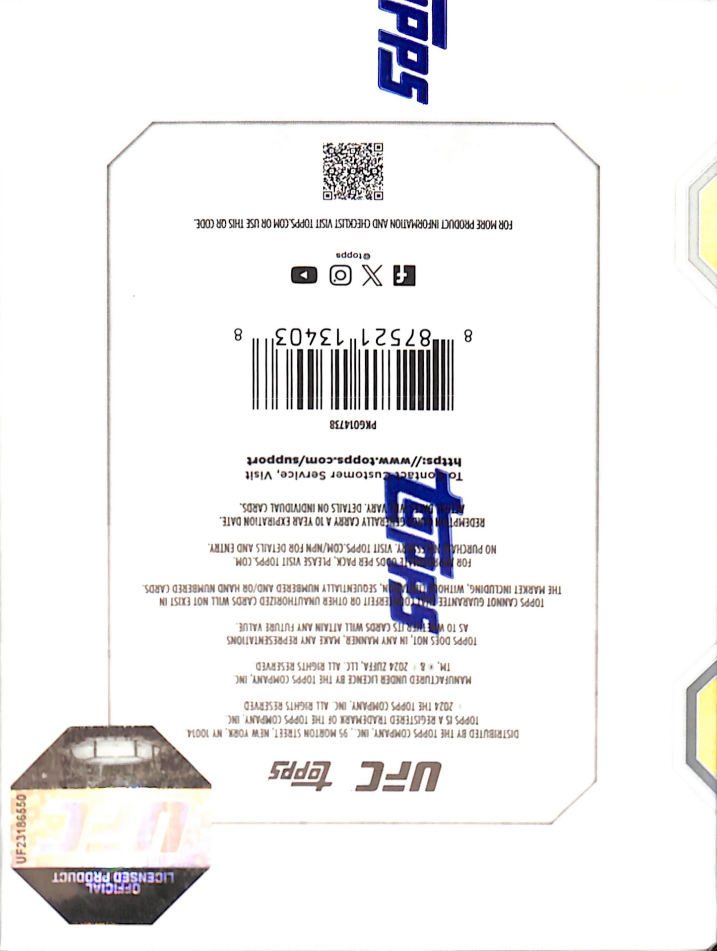 2024 Topps UFC Royalty - Hobby Box - Sealed Wax