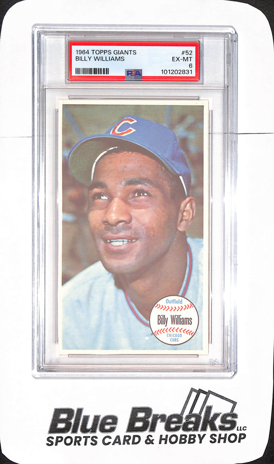 1964 Topps Giants - Billy Williams - Chicago Cubs - Baseball - PSA 6 - #52