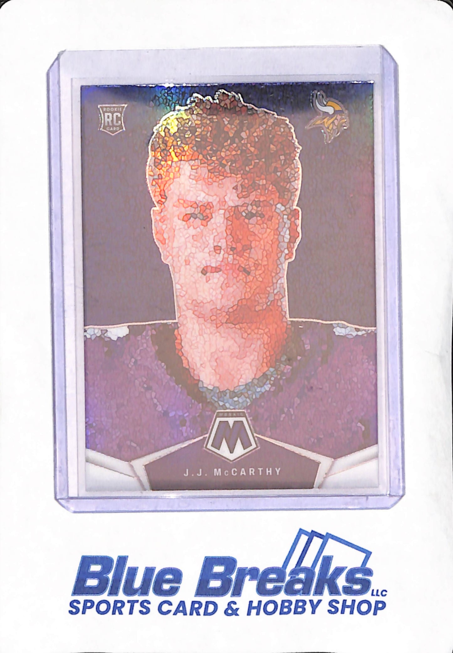 2024 Panini Mosaic - J.J. McCarthy - Micro Mosaic - Minnesota Vikings - Football - RC - #MM-JJM