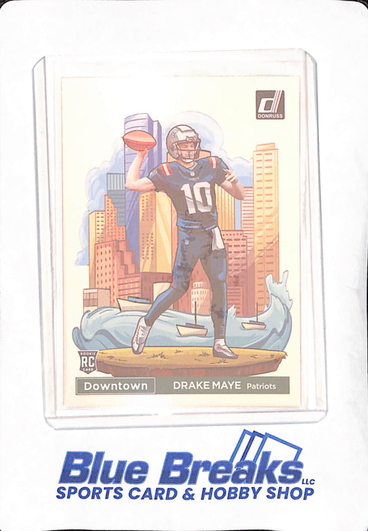 2024 Panini Donruss - Drake Maye - Downtown - New England Patriots - RC - Football - #13