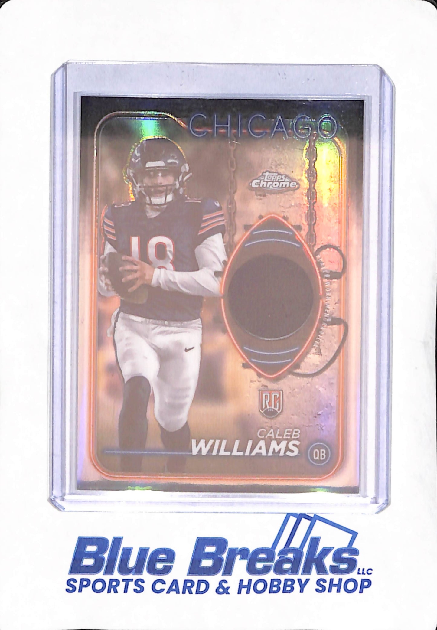 2024 Topps Chrome - Caleb Williams - Relic - Chicago Bears - Football - #CRR-CW