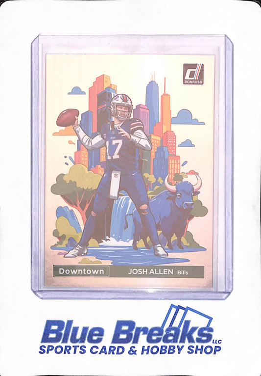 2024 Panini Donruss - Josh Allen - Downtown - Buffalo Bills - Football - #2