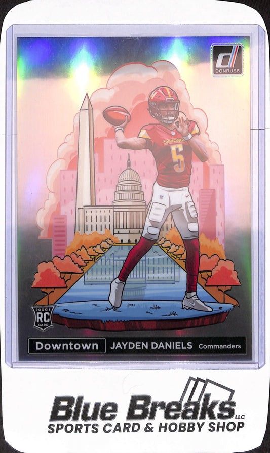 2024 Panini Donruss Oversized - Jayden Daniels - Downtown - RC - Washington Commanders - Football - #16